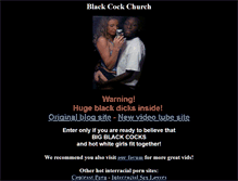 Tablet Screenshot of blackcockchurch.com